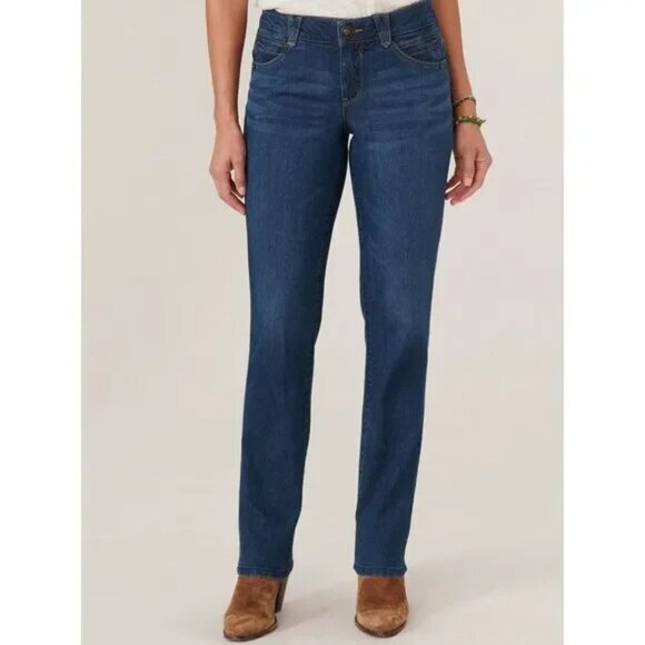 Democracy Ab Technology Straight Jeans Size 16 Stretch Denim - Picture 1 of 10